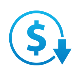 Reduced Recruitment Costs Icon